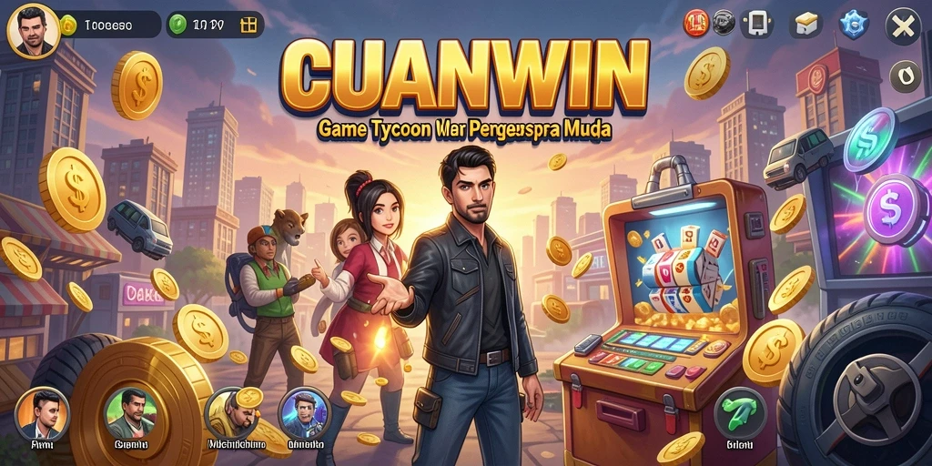 Tampilan gameplay <strong>CUANWIN</strong> yang menarik dan interaktif dalam genre Tycoon.