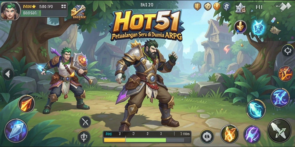 Tampilan gameplay <strong>HOT51</strong> yang memukau dengan aksi seru.