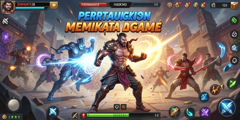 Screenshot gameplay <strong>IDRHOKI138</strong> yang menampilkan pertarungan seru antar karakter.