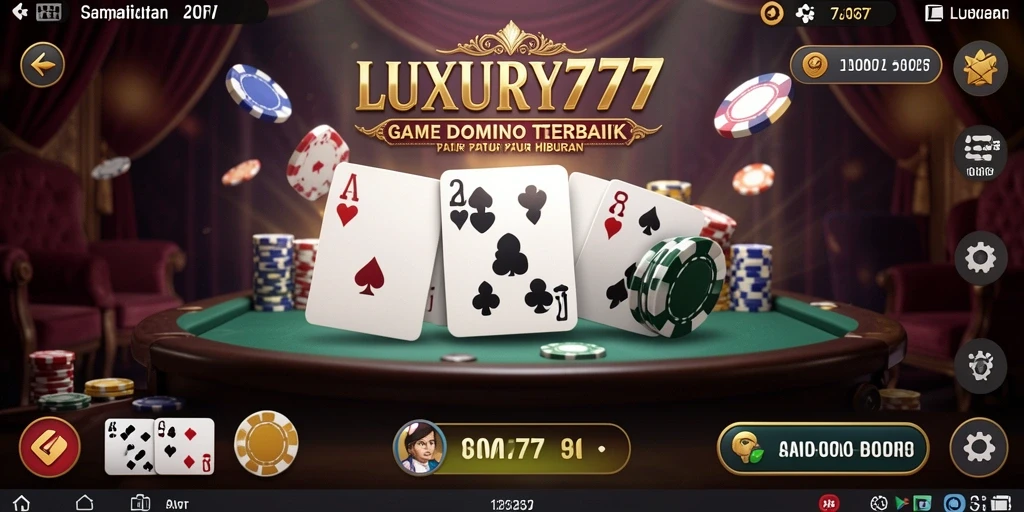 Tampilan gameplay menegangkan di LUXURY777 dengan pemain bersaing.
