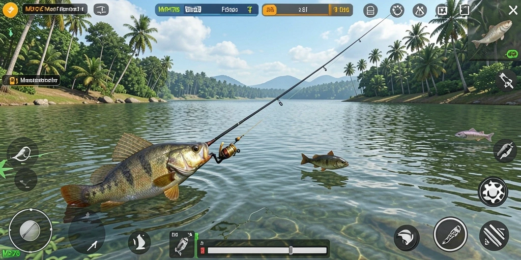 Tangkapan ikan yang menakjubkan dalam gameplay MPO76.