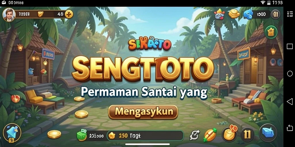 Tangkapan layar menunjukkan gameplay SENGTOTO yang seru dan penuh warna.