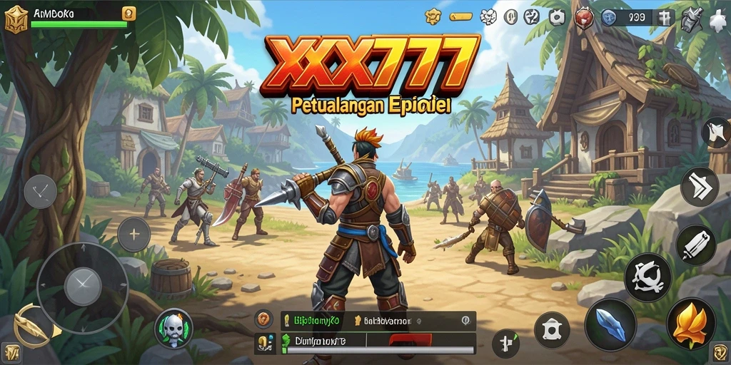 Gameplay mendebarkan dari dunia terbuka XXX777.
